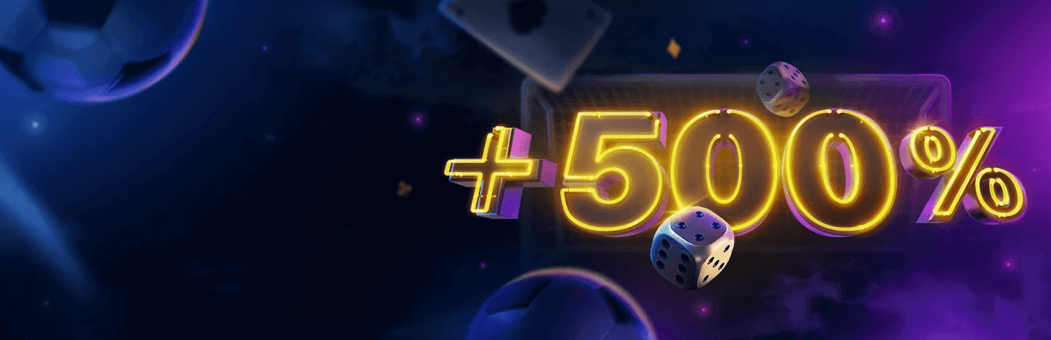 Əlavə bonus qazanmaq imkanı 500%-lik depozit bonusu